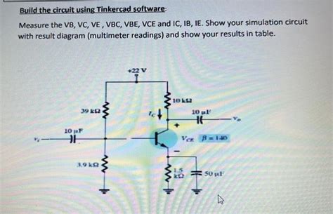 Solved Build The Circuit Using Tinkercad Software Measure Chegg