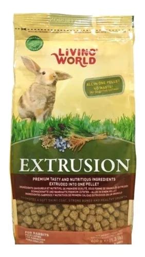 Alimento Conejo Extrusion 600g Living World Fauna Salud Cuotas Sin Interés