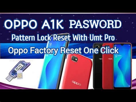 Oppo A K Cph Screen Lock Remove Unlock With Umt Pro Hard Reset