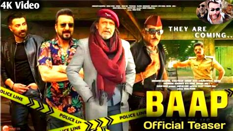 Baap Teaser Sanjay Dutt Mithun Sunny Deol Jacky Shroff Baap