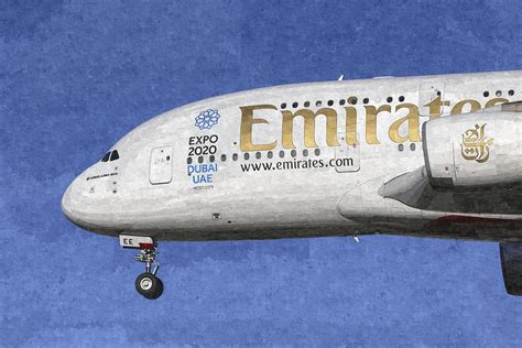 Emirates A380 Airbus Art Photograph By David Pyatt Pixels