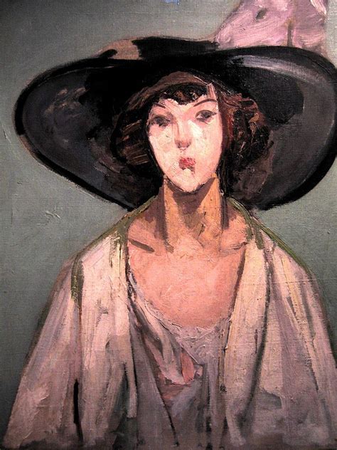 Femme Au Chapeau Painting Jacqueline Marval Oil Paintings