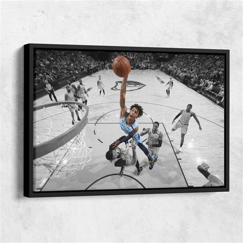 Ja Morant Dunk Attempt Over Davis Poster Memphis Grizzlies - Etsy