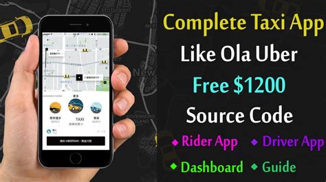 Taxi App Like Ola Uber Tutorial Source Code Youtube