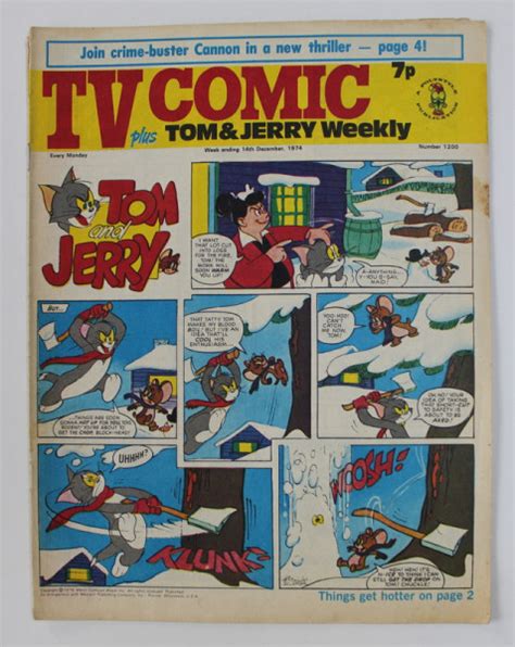 TV COMIC PLUS TOM AND JERRY WEEKLY REVISTA ENGLEZA BENZI DESENATE