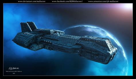 Stargate - Dauntless Class - 2022, Ryan Begemann | Stargate ships