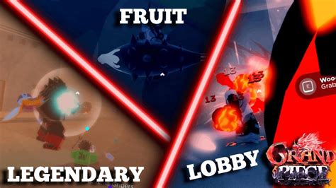 Gpo Battle Royale The Legendary Fruit Lobby Youtube