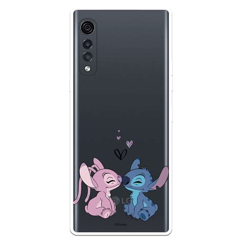 Official Disney Angel And Stitch Kiss Lg Velvet 5g Case Lilo And Stitch