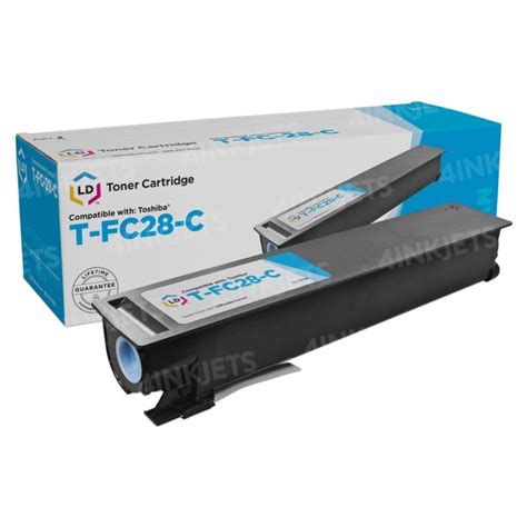 Toshiba TFC28C Laser Toner Cartridge Cyan Compatible 4inkjets