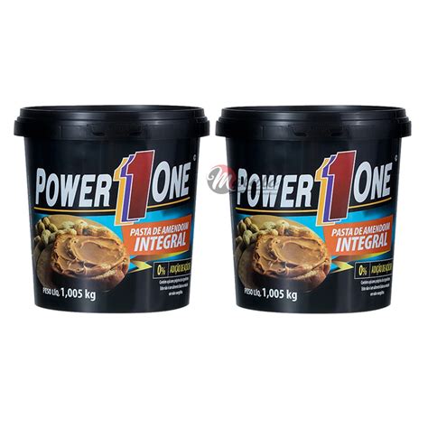 Kit 2 Pastas De Amendoim Power One Tradicional 1 005kg Submarino