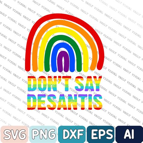 Funny Pride Svg LGBTQ Pride Svg Florida Say Gay Svg Don T Inspire