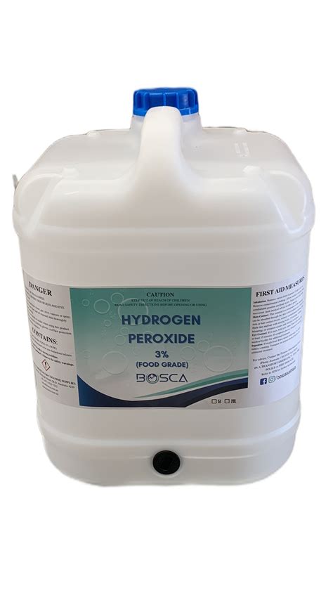 3 Food Grade Hydrogen Peroxide H2o2 Disinfectant All Purpose Cleaner 20l Cleaningrus