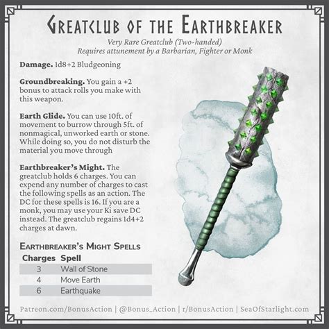 Tim On Instagram Greatclub Of The Earthbreaker Go Break Some Rocks