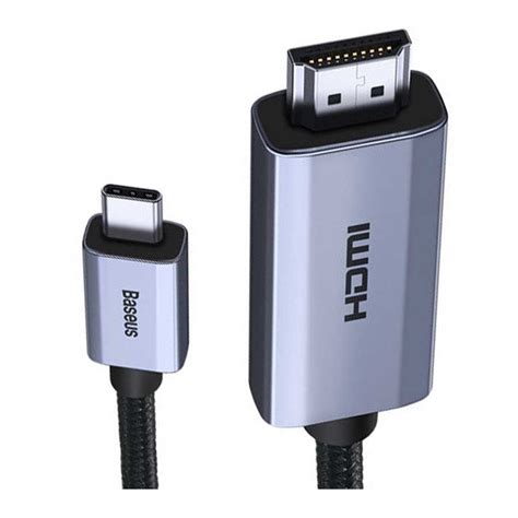 قیمت و خرید کابل تبدیل 2 متری Hdmi به Usb C بیسوس مدل High Definition