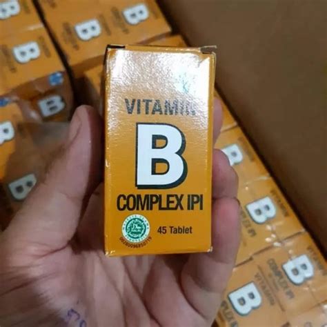 Jual PROMO Vitamin IPI B COMPLEX 1 Botol Isi 45 Tablet ORI Vit B