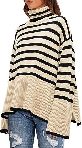 Lillusory Womens Fall 2023 Oversized Turtleneck Cashmere Trendy