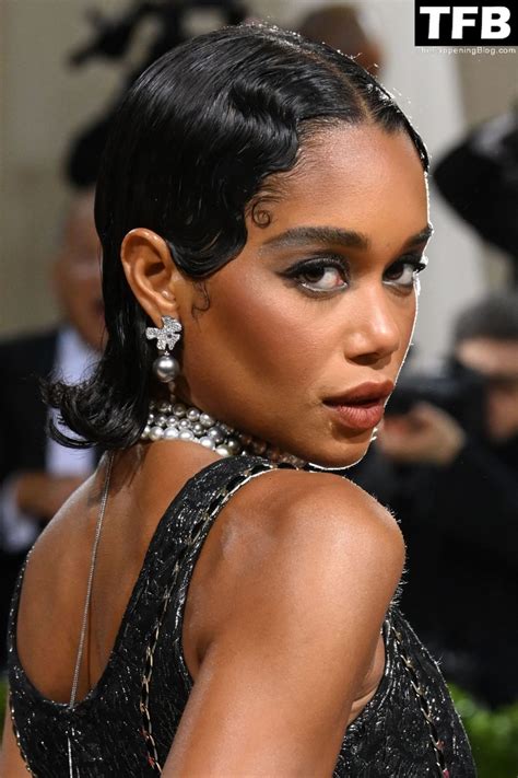 Laura Harrier Flaunts Her Sexy Tits At The Met Gala In NYC