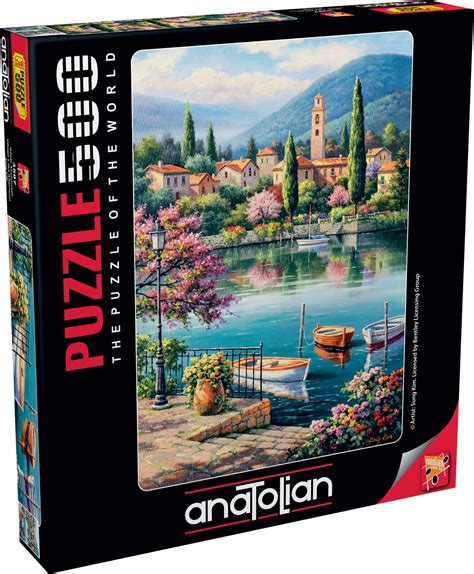 Puzzle Village Lake Afternoon Perre Anatolian Pi Ces Puzzles