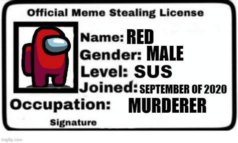 Official Meme Stealing License Imgflip