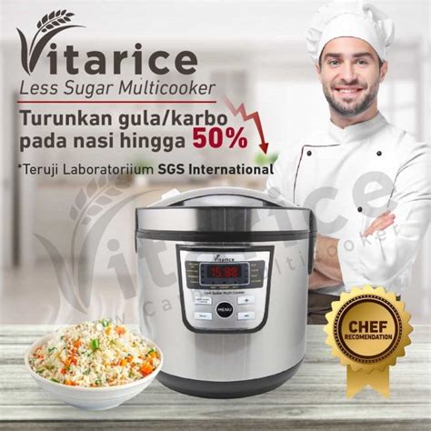 Jual VITARICE Low Karbo Rice Cooker Vs Herbal Diabetes Obat Kencing