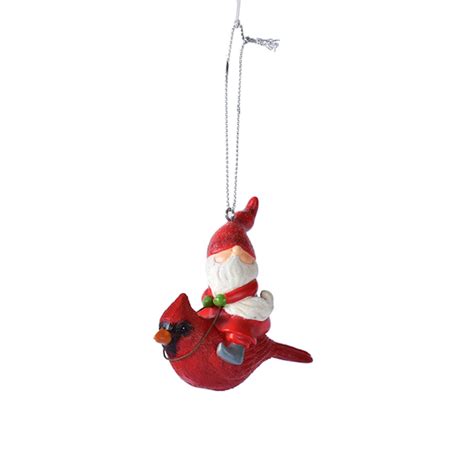 Fitzulas T Shop Ganz Midwest Cbk Gnome On Cardinal Ornament