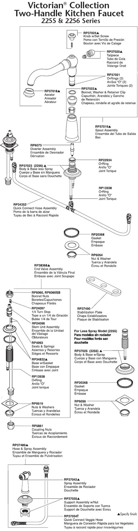 Delta Kitchen Faucet Parts Diagram | Dandk Organizer