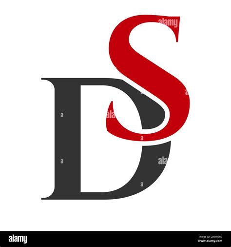 Initial Letter Sd Ds Logo Design Template Monogram Letter Ds Luxury