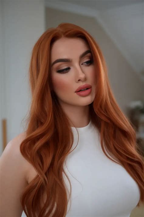 Spring Red Hair Color Trends For Women Brunette Blonde Medium Length Short And Highlights