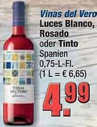 Vinas Del Vero Luces Blanco, Rosado Oder Tinto Angebot bei Alldrink ...