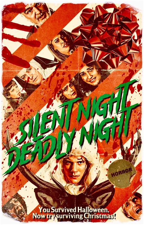 Silent Night Deadly Night retro Poster - Etsy