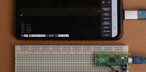 Diy Smartphone Oscilloscope Using Raspberry Pi Pico