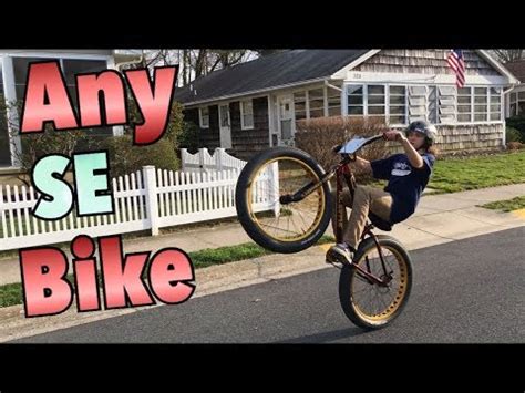 How To Wheelie Any Se Bike Youtube