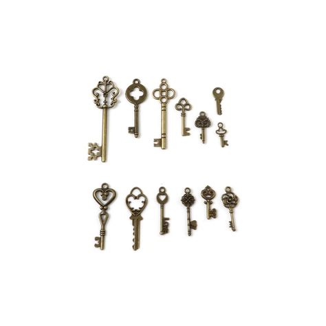 S Pax Breloques Pendentifs Mixte Cl S Clefs M Tal Coloris