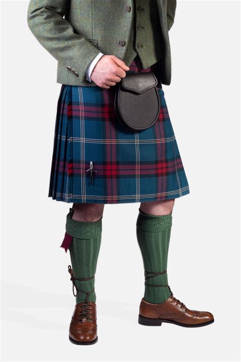 University Of Edinburgh Lovat Green Tweed Kilt Hire Outfit Gordon