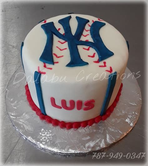 New York Yankees Cake Yankee Cake New York Yankees Cupcakes Desserts