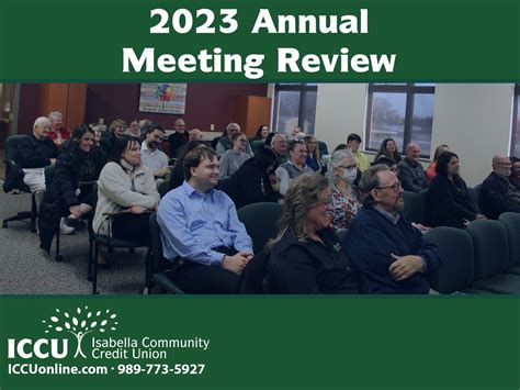 Annual Meeting Review — Isabella Community Credit Union