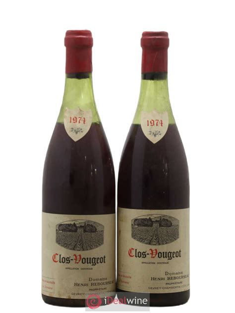 Acheter Clos De Vougeot Grand Cru Henri Rebourseau Domaine Lot