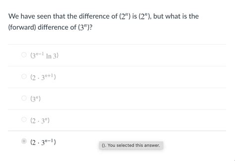 Solved We have seen that the difference of (2") is (2"), but | Chegg.com 
