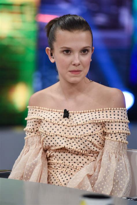 Millie Bobby Brown - El Hormiguero TV Show in Madrid 10/09/2017 ...