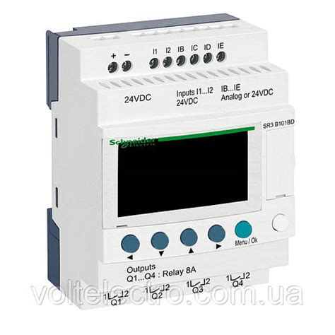 Интеллектуальное реле Zelio Logic10ВХ/ВЫХ. =24В ДИСПЛ+ГОД. (ID ...
