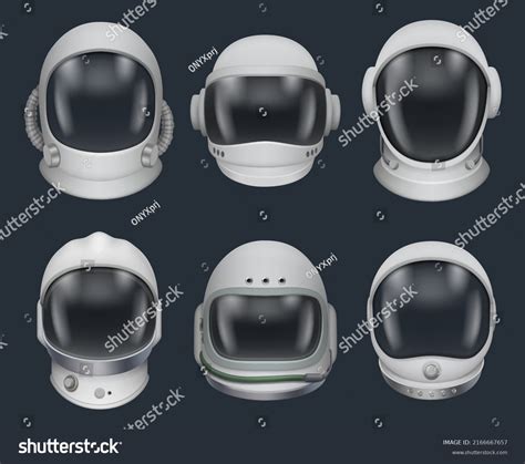 Space Helmet Futuristic Astronaut Clothes Space Stock Vector (Royalty ...