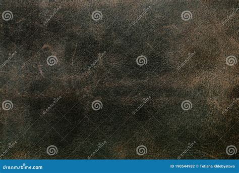 Texture Of Old Genuine Leather Scuffs And Scratches Stock Photo