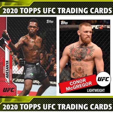 2020 Topps UFC Checklist, MMA Set Info, Buy Boxes, Date, Reviews