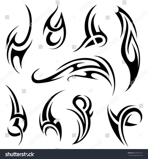 Tribal Tattoo Stock Vector Illustration 209013241 Shutterstock