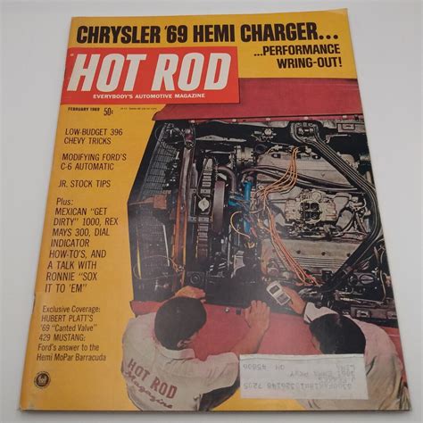 Vintage HOT ROD Magazine February Great Gift For Dad And Etsy