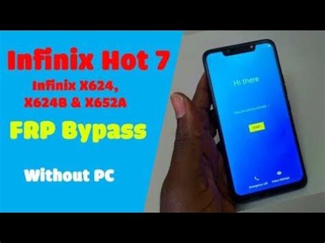 Infinix Hot 7 Frp Google Account Bypass Without PC YouTube