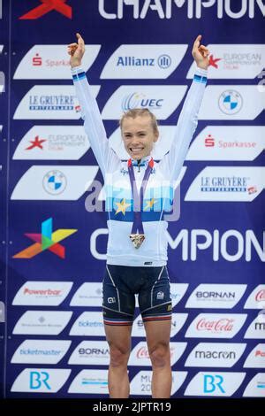 Loana Lecomte Of France Gold Medal During The Cycling Mountain Bike