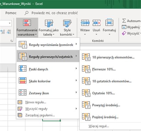 formatowanie warunkowe jak wykorzystać je w praktyce Sprytny Excel
