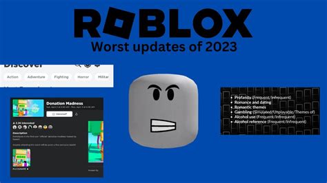 worst roblox updates   youtube