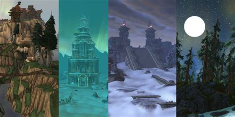 Classic WoW Northrend Zones By Level